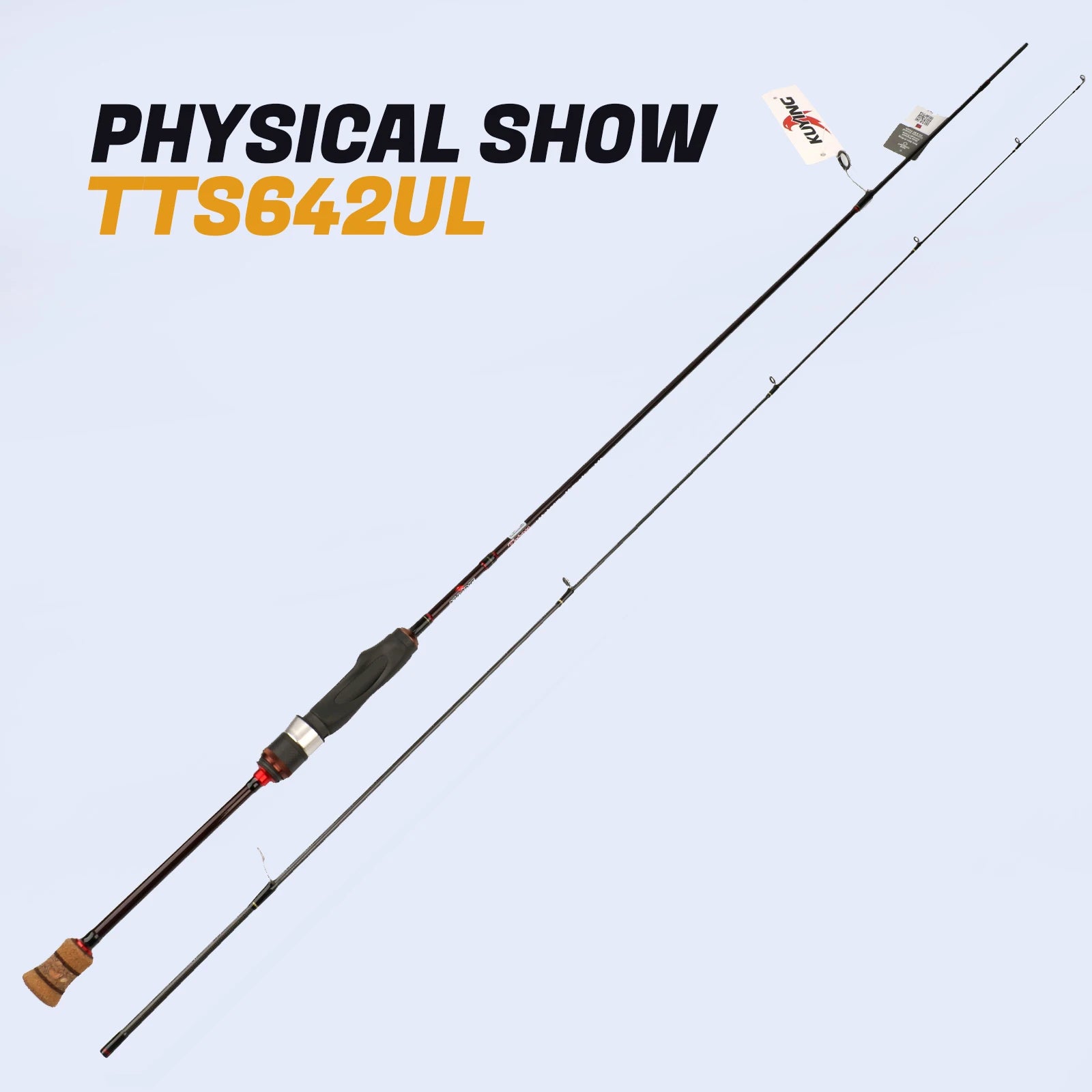 Deliver from USA KUYING TETON TTC662L TTC632UL TTS662L TTC602LS TTS602LS Fishing Lure Rod Casting Spinning River Stream Carbon