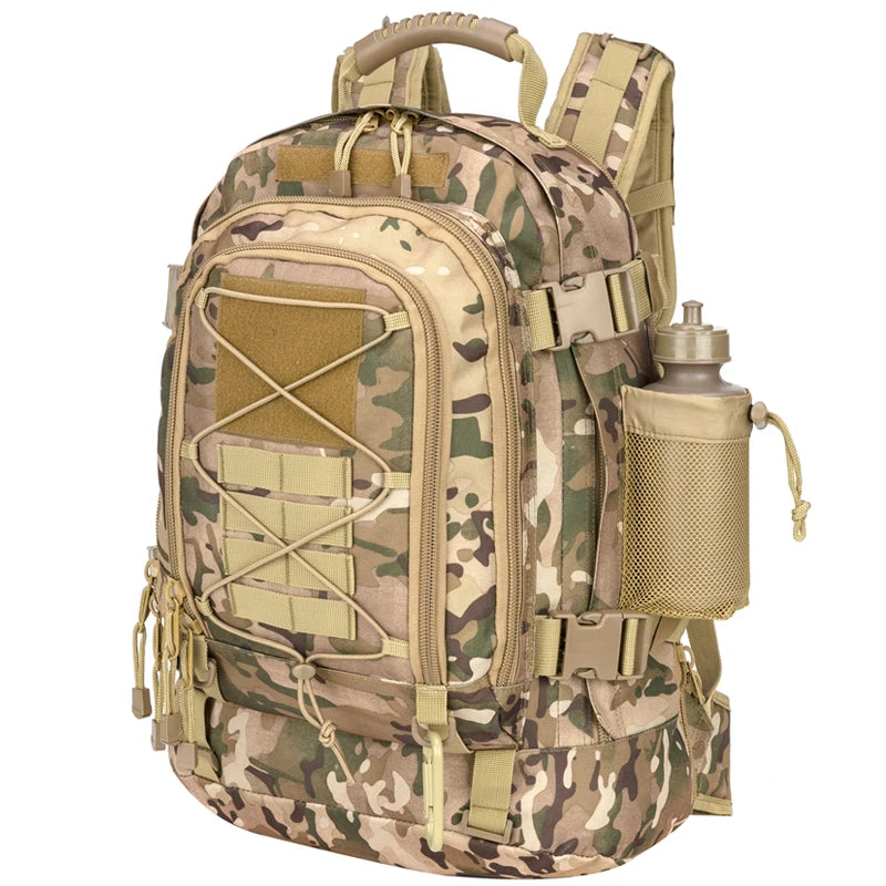 60L Military Tactical Backpack Army   Rucksack Outdoor Travel Hiking  Camping Hunting