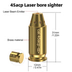 45ACP Red Laser Calibration Tool - Hunting Accessories Training Shooting Calibrator.