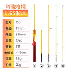 TEBEN DC Drum Reel Combo Left Hand 150/165CM Casting Rod Ready to Fish Full Set
