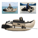 Outdoor Inflatable Fishing Boat with Adjustable Backrest