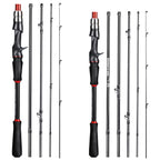 Sougayilang Lure Fishing Rod 1.8m 2.1m Spinning  Bait Casting Rod Carbon Fiber EVA Handle Fishing Pole