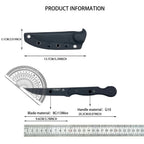 Fixed Blade knife G-10 Handles  Kydex Sheath Outdoor Hunting Survival Knife hiking self defense Tactical EDC Knife