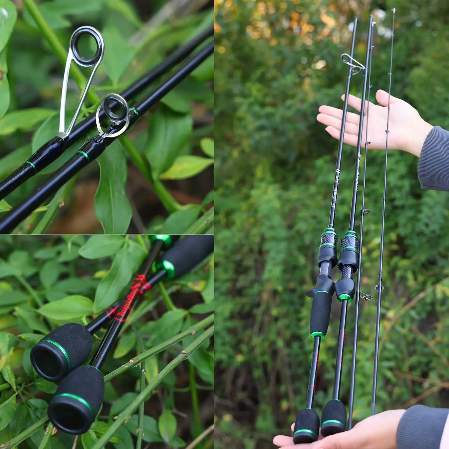 Sougayilang Professional Fishing Rod with Ultra Light and High Carbon Material EVA Comfortable Grip Enjoying the Fun of Fishing