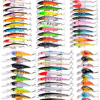 3/5/8Pcs Random Minnow Fishing Lure set High Quality Swimming Bait Wobble Bait Crankbait