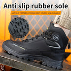 Men Steel Toe Work Shoes Anti-smash Anti-puncture Indestructible Shoes Protective Security Footwear Boots