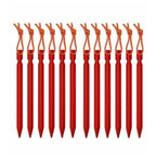 10pcs 18cm Tent Pegs Aluminum Tent Stake Ground Nails with Reflective Rope Outdoor Camping Hiking Equipment Tent Accessories
