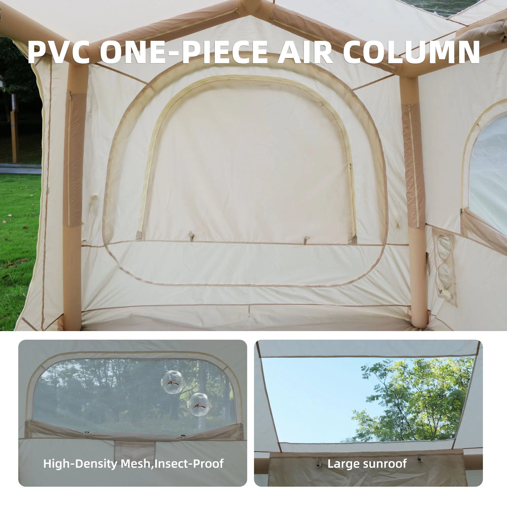 Inflatable Tents for Camping suv tent  Easy Setup Inflatable Tent Waterproof  Glamping Tents for Camping Adult 4/6/8 Person