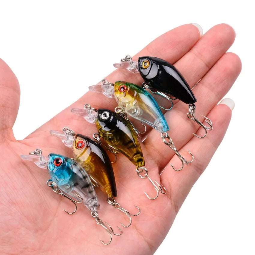 3/5/8Pcs Random Minnow Fishing Lure set High Quality Swimming Bait Wobble Bait Crankbait