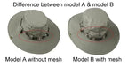 Outdoor Summer Men's Wide Brim Bucket Hat