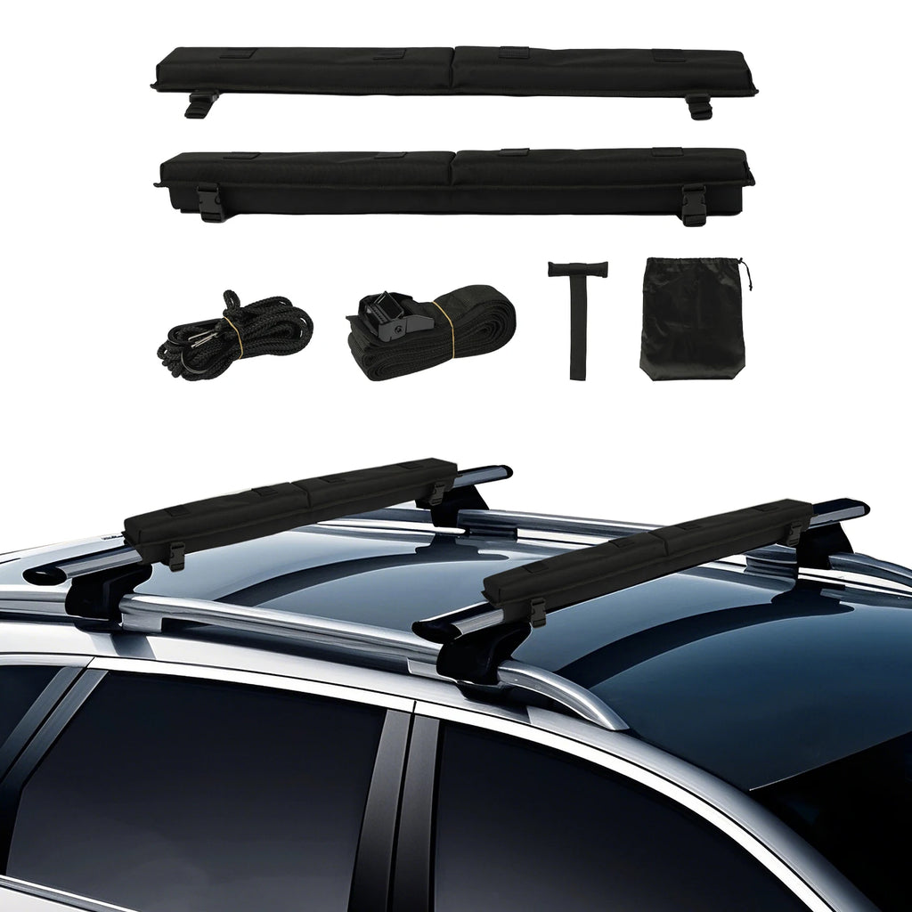 SucceBuy 30 inch Soft Roof Rack Pad Universal Car Roof Rack Pad for Kayak Carrier SUP Canoe Snowboard