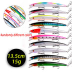 3/5/8Pcs Random Minnow Fishing Lure set High Quality Swimming Bait Wobble Bait Crankbait