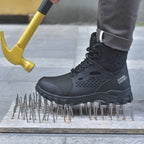 SUADEX S1  Anti-Smashing Steel Toe Work Safety  Male Female Boots Anti-slippery EUR Size 37-48