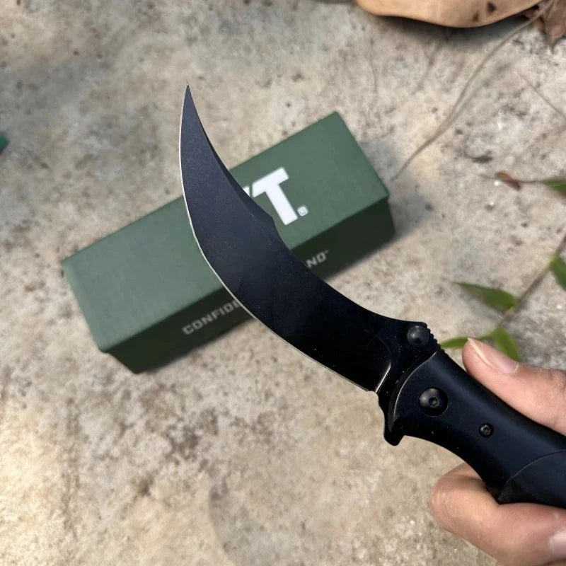 7471 Multi-function Carving Knife 8Cr13Mov Steel Blade Outdoor Tactical Hunting Knife EDC Multi-purpose