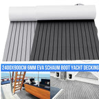 2400x900x6mm Marine Flooring Faux Teak EVA Foam Boat Decking Sheet Yacht Floor Carpet Mat Pad Boat Accessories