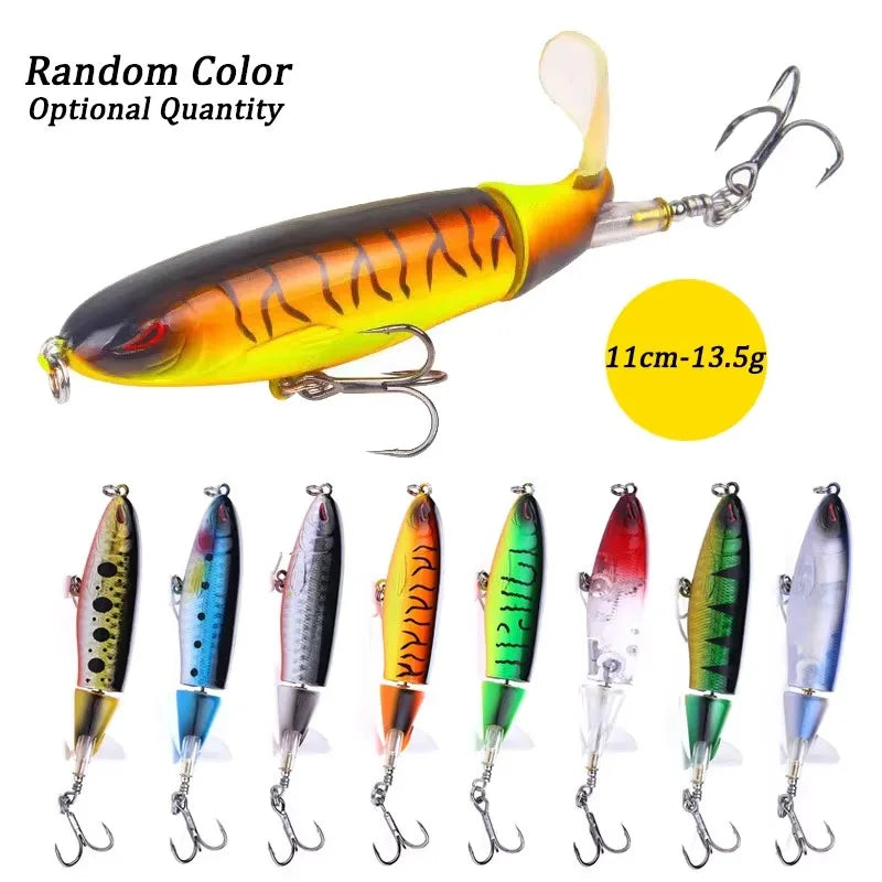 Fishing Lures Set Crankbait Tackle Hard Bait Kit Artificial Minnow Popper Pencil Swing Swimbait Wobblers