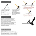 10pcs 18cm Tent Pegs Aluminum Tent Stake Ground Nails with Reflective Rope Outdoor Camping Hiking Equipment Tent Accessories