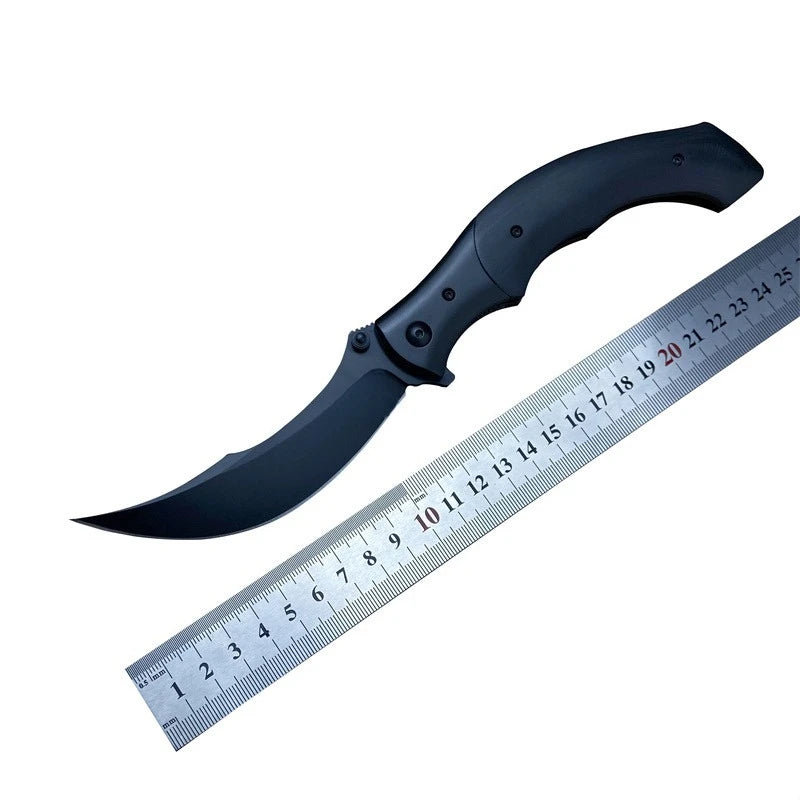 7471 Multi-function Carving Knife 8Cr13Mov Steel Blade Outdoor Tactical Hunting Knife EDC Multi-purpose