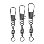 50Pcs Fishing Connector Swivels Interlock Pin Bearing Rolling Swivel Snap Swivel Fishhook  FishingLure
