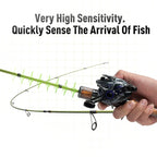 STREAM KING  Spinning Fishing Rod  61.9g Ultralight Casting Carbon Rods MF Action UL L power  Fishing Tackle Travel Rod