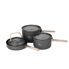 Outdoor Camping Cooker Pot Set Camping Meal Cooking Hot Pot Portable Equipment Kettle Single Pot