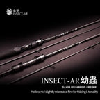 INSECT-AR Larva L Fast Action Spinning/Casting Rod Ultralight Trout Panfish Rod 1.95/2.06m