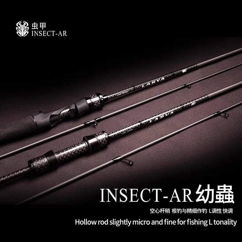 INSECT-AR Larva L Fast Action Spinning/Casting Rod Ultralight Trout Panfish Rod 1.95/2.06m
