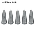 5pcs   Fishing Fall Hook Connector Line Iron Sinker Additional Weight 30g-180g for  Fishing Sinker