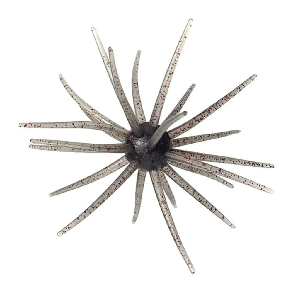 2PCS Dice Fishing Sea Urchin Lures 2.8g 8.7g Silicone Worm   Lure Handmade Artificial Tackle.