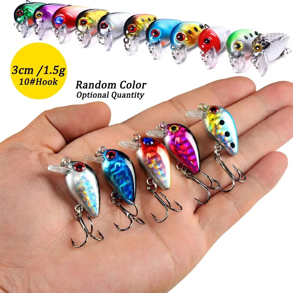 Fishing Lures Set Crankbait Tackle Hard Bait Kit Artificial Minnow Popper Pencil Swing Swimbait Wobblers