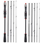 Sougayilang Lure Fishing Rod 1.8m 2.1m Spinning  Bait Casting Rod Carbon Fiber EVA Handle Fishing Pole