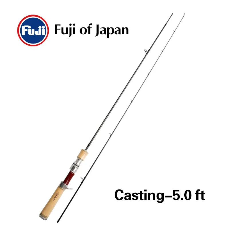 Fishing Fame - Chixi Fourth Generation - Fuji Guide Ring Ultralight Micro Bait Rod Super Soft UL Adjustment, Stream Lure Rod.