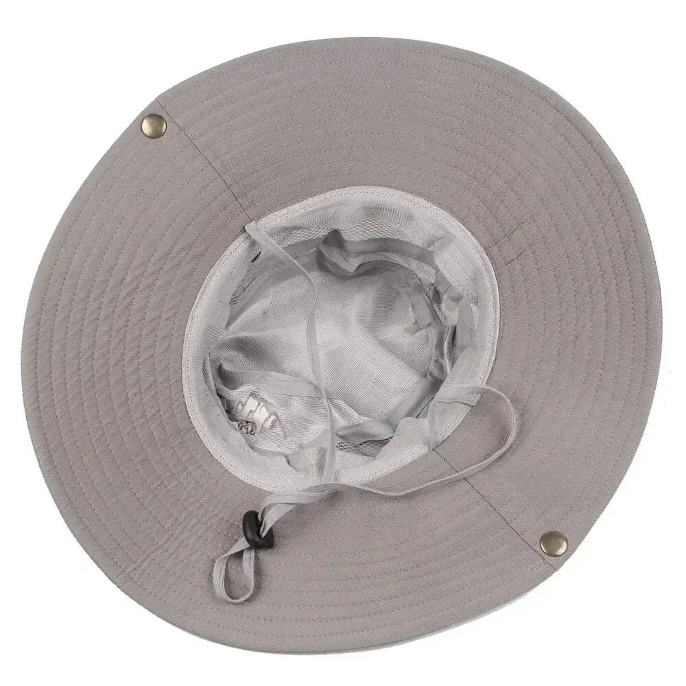 Outdoor Summer Men's Wide Brim Bucket Hat
