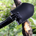 Survival equipment, camping engineer shovel, multi-functional outdoor hoe, military shovel, manganese steel thickened shovel