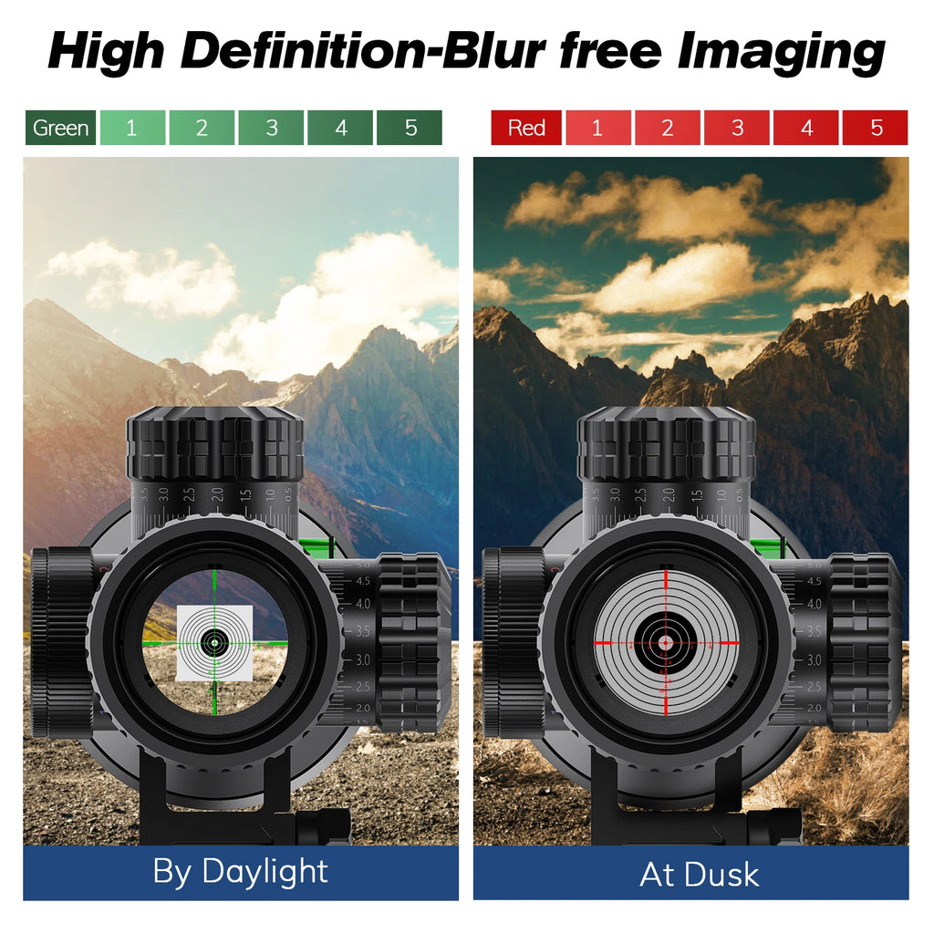 Tactical 4-16x44 AOE Hunting Scopes Illuminated Sight