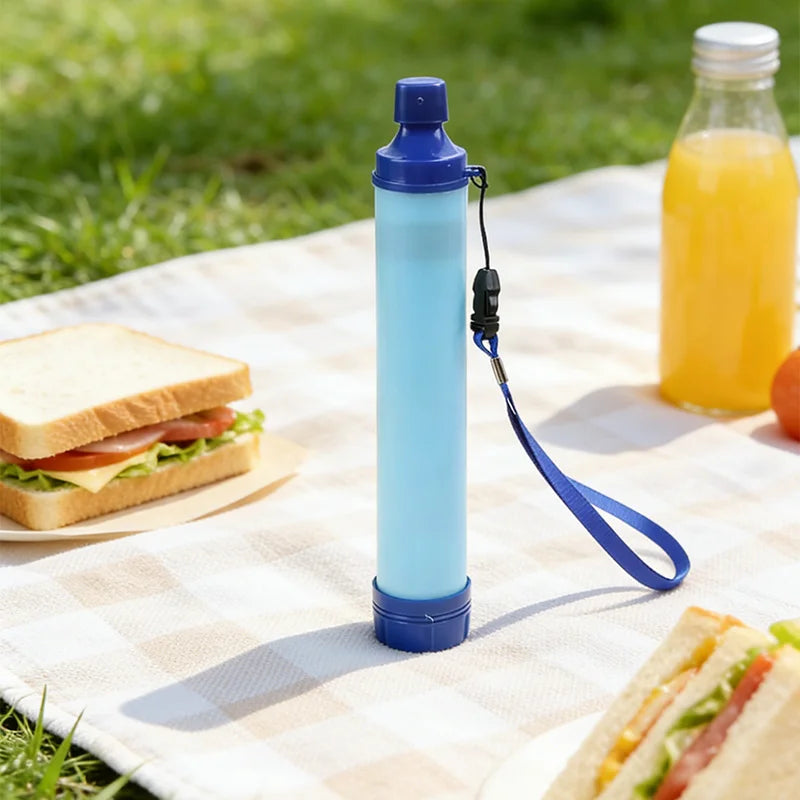 Camping Hiking Emergency Life Portable  Outdoor Water Purifier  Water Filter Suitable for Streams,Lakes Outdoors Camping.