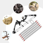 Compound Bow Arrow Set Right Hand Archery Compound Bows Draw Weight 30-55lbs,Adjustable for Adults and Beginners 310fps