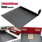 2400x900x6mm Marine Flooring Faux Teak EVA Foam Boat Decking Sheet Yacht Floor Carpet Mat Pad Boat Accessories