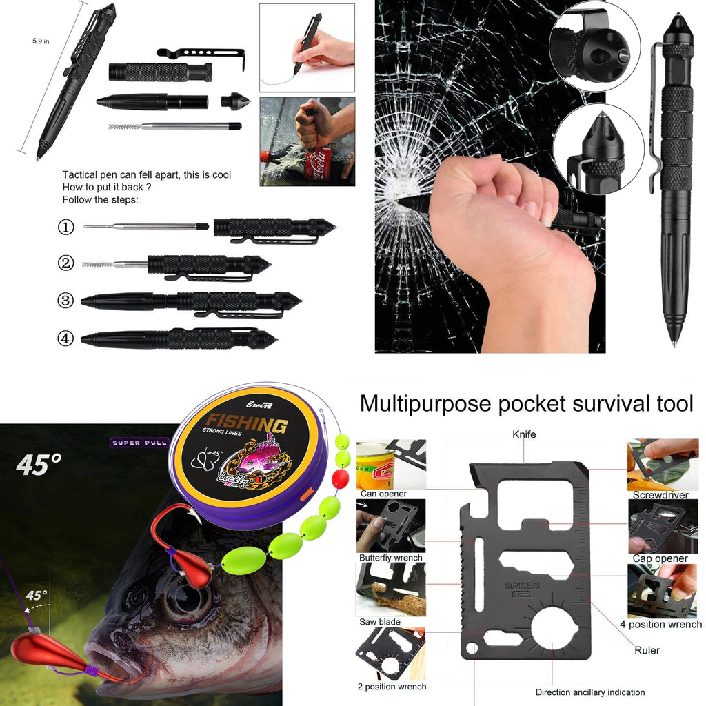 Tactical First Aid Kit In The Car Acessories Survival Kits Camping Equipments Medical Bag Self-defense EDC Pouch
