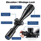 Tactical 4-16x44 AOE Hunting Scopes Illuminated Sight