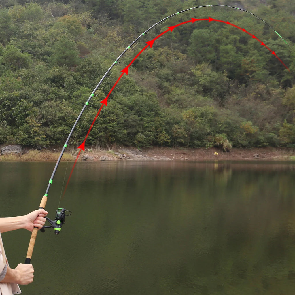 Sougayilang 3.0m Carp Fishing Combo L M H Power Feeder Rod and Spinning Reel with Free 500m Nylon Line Full Kit