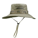 Outdoor Summer Men's Wide Brim Bucket Hat