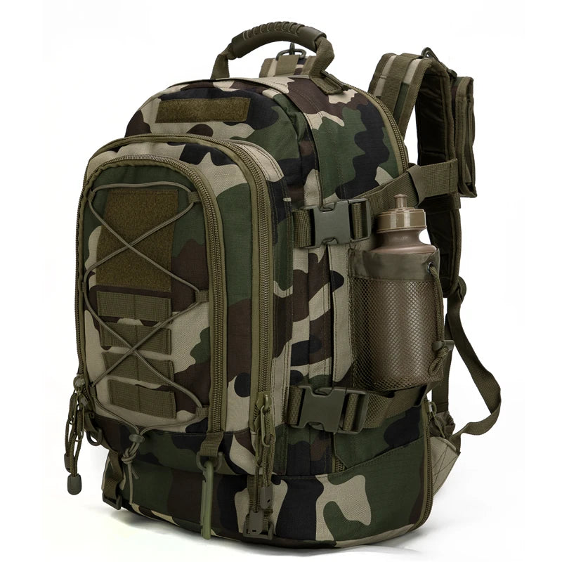 60L Military Tactical Backpack Army   Rucksack Outdoor Travel Hiking  Camping Hunting