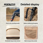 Sonuto Tent outdoor camping overnight two-bedroom portable thickened field awning camping equipment family gathering