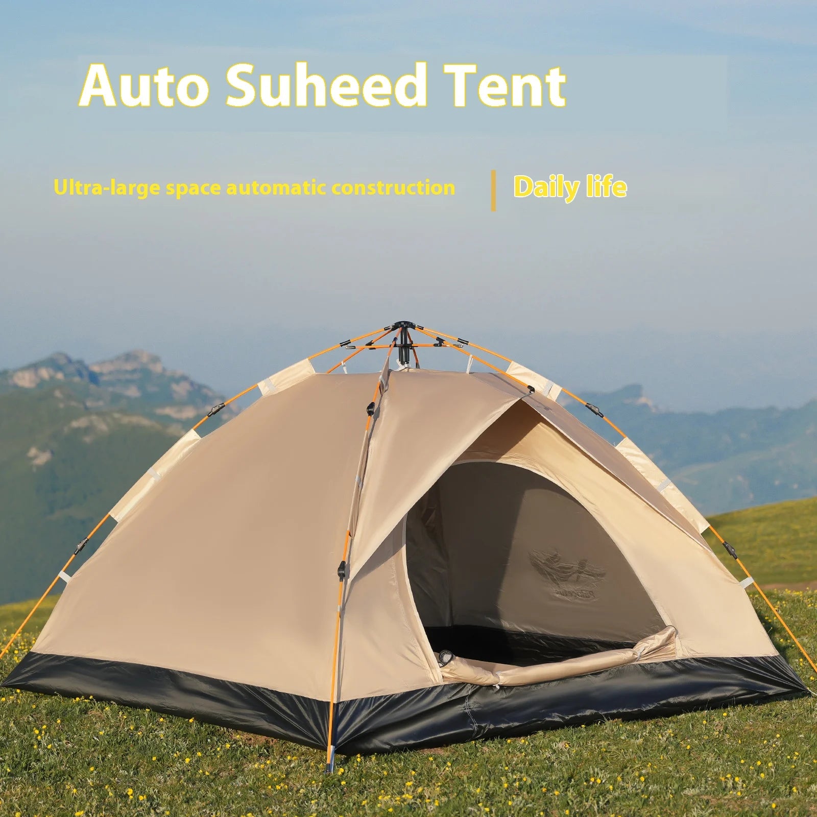 3-4 Person Portable Instant Pop-Up Tent