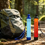 Camping Hiking Emergency Life Portable  Outdoor Water Purifier  Water Filter Suitable for Streams,Lakes Outdoors Camping.