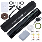 Goture Tenkara Fly Fishing Rod Combo 3.6m Ultralight Carbon Fiber Rod with Line Lure Clipper Portable  Rod Set