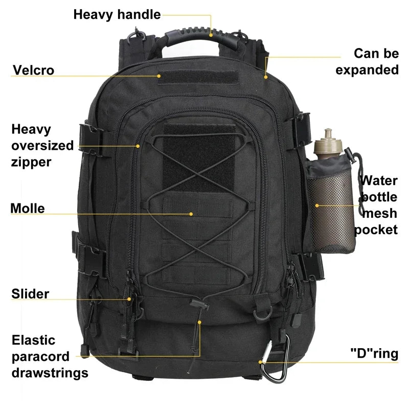 60L Tactical Backpack Hiking