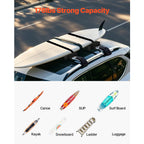 SucceBuy 30 inch Soft Roof Rack Pad Universal Car Roof Rack Pad for Kayak Carrier SUP Canoe Snowboard