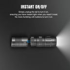 Trustfire MINIE EDC Flashlight with Magnetic LED Rechargeable  Keychain Flashlights Outdoor Tool For Camping Hiking